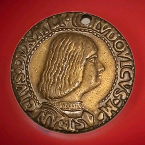 Ludovico sforza medaille - ludovico,