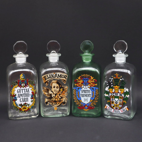 Lot stk glas - lot, 4