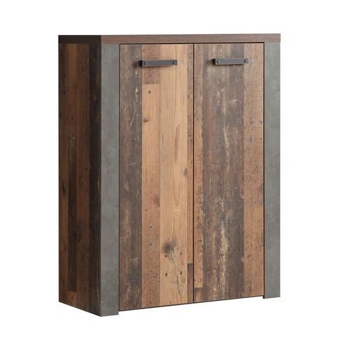 Schuhschrank old wood - -,
